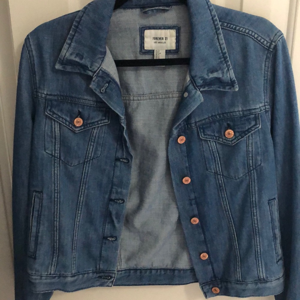 forever 21 jean jacket